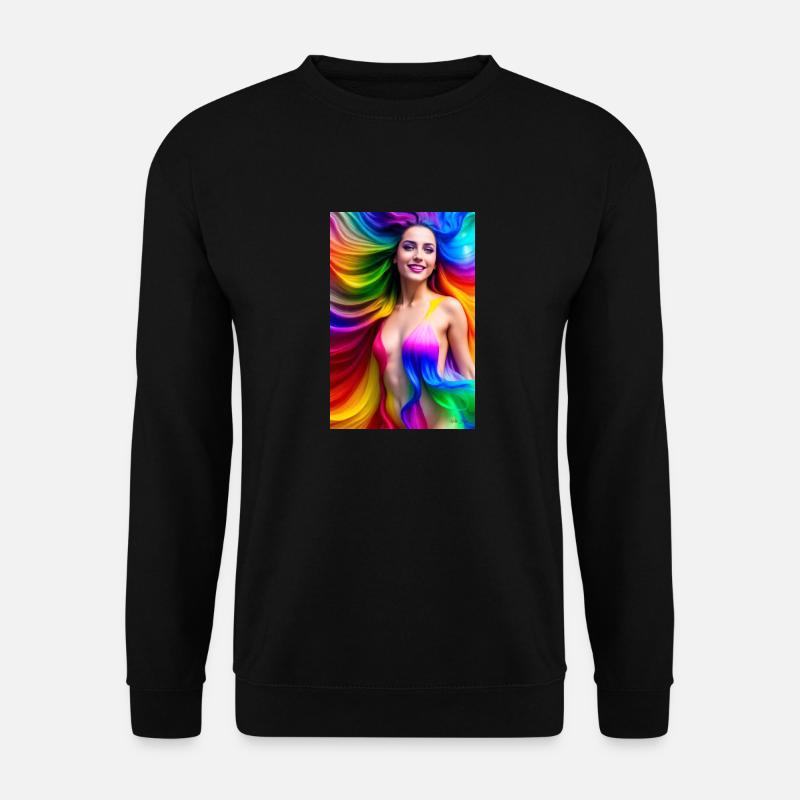 Neon Beauty 9 - Unisex Sweatshirt - black