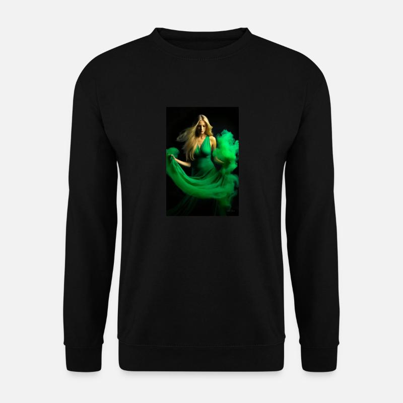 Green Beauty 3 - Unisex Sweatshirt - black