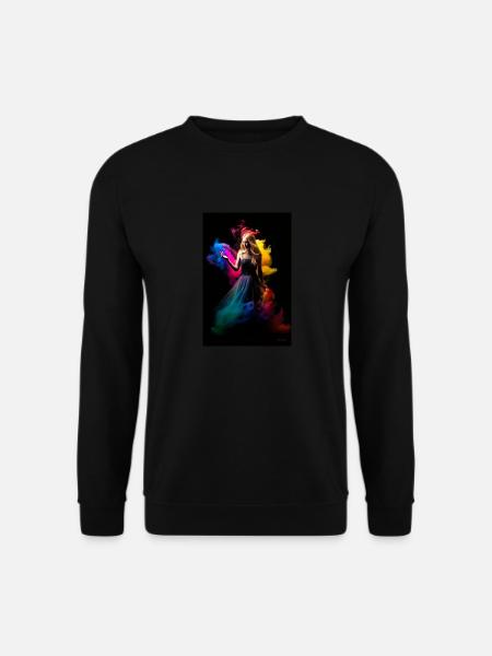 Regenbogen Schönheit 4 - Unisex Pullover - Schwarz