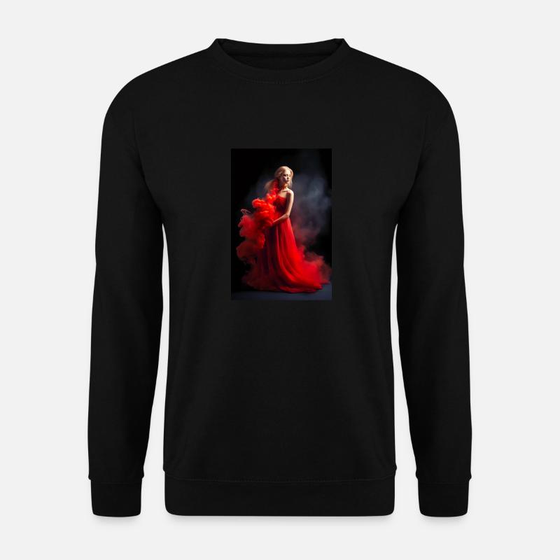 Red Beauty 4 - Unisex Sweatshirt - black