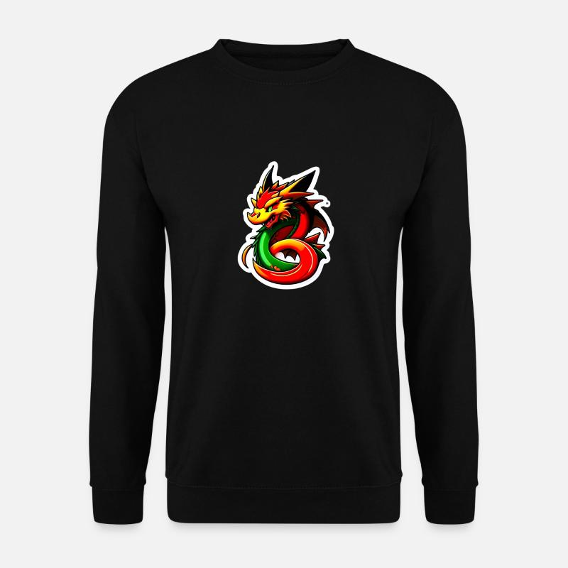 Drache - Unisex Pullover - Schwarz