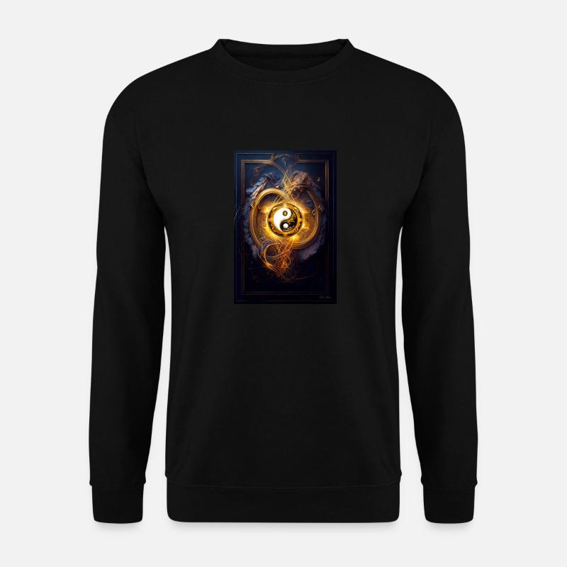 Yin Yang 3 - Unisex Pullover - Schwarz