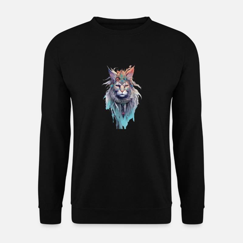 Native Cat - Unisex Sweatshirt - black