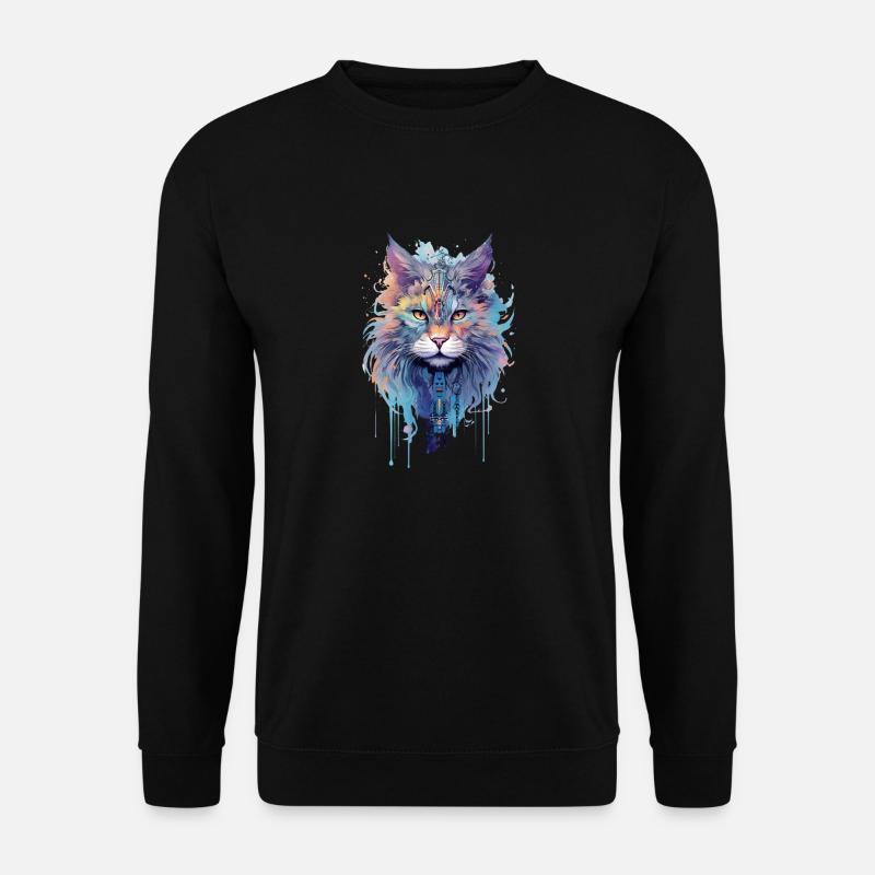 Indie Cat - Unisex Pullover - Schwarz