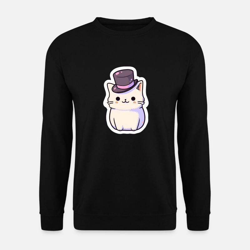 Kätzchen-Liebe - Unisex Pullover - Schwarz