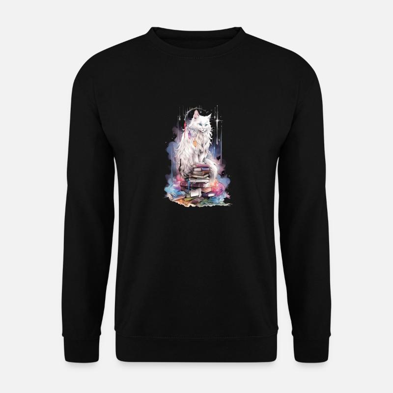 Magische Katze - Unisex Pullover - Schwarz