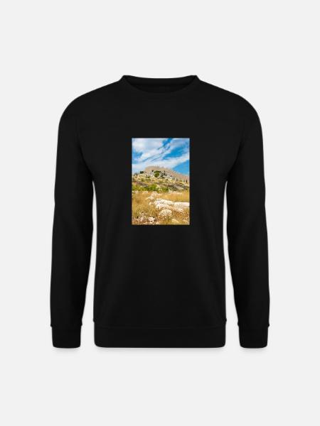 Die Mauer von Oštrica (Bedem Grebastica) Kroatien - Unisex Pullover - Schwarz