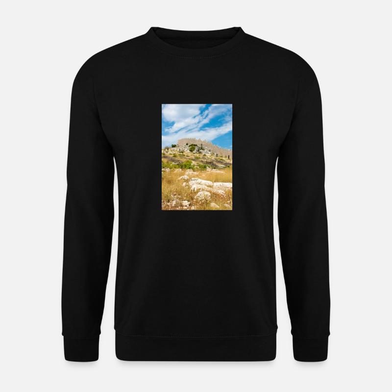 Die Mauer von Oštrica (Bedem Grebastica) Kroatien - Unisex Pullover - Schwarz