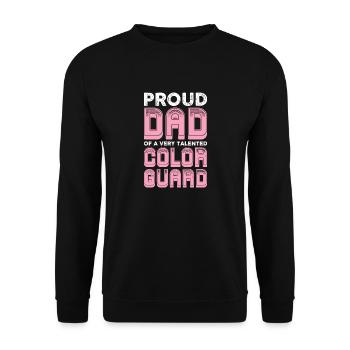 fier papa d’un garde de couleur très talentueux Design - Sweat-shirt Unisexe - noir - Devant - Alina (178cm) & Michal (187cm)