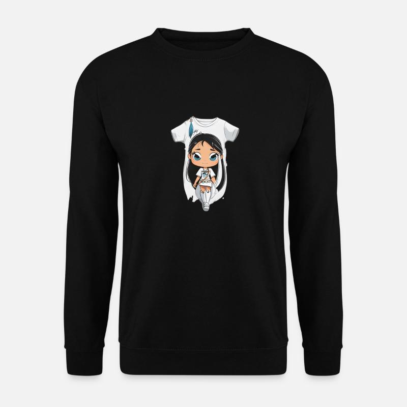 cooles Mädchen - Unisex Pullover - Schwarz