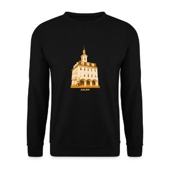 Mairie d’Aalen Souabe Alb Bade-Wurtemberg - Sweat-shirt Unisexe - noir - Devant - Alina (178cm) & Michal (187cm)