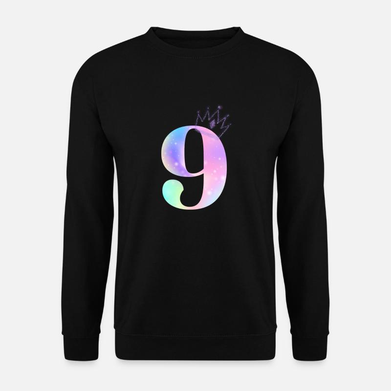 9th anniversary rainbow - Unisex Sweatshirt - black