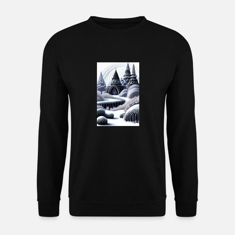 Conception de Noël d’animation 3D - Sweat-shirt Unisexe - noir