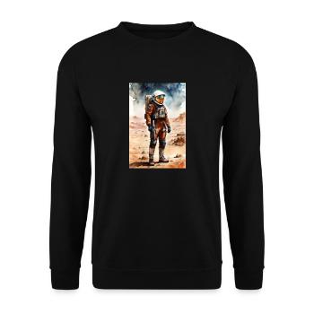 Guerrier martien - Sweat-shirt Unisexe - noir - Devant - Alina (178cm) & Michal (187cm)