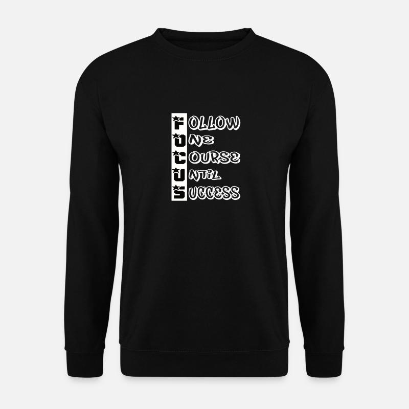Erfolg qoutes - Unisex Pullover - Schwarz