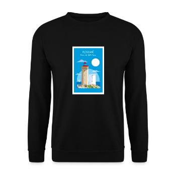 PHARE DU PETIT MINOU - Sweat-shirt Unisexe - noir - Devant - Alina (178cm) & Michal (187cm)
