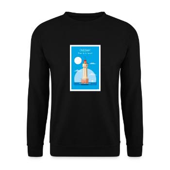 MARE'S LIGHTHOUSE - Unisex Sweatshirt - black - Front - Alina (178cm) & Michal (187cm)