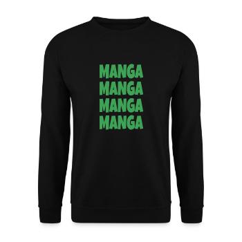 Manga - Sweat-shirt Unisexe - noir - Devant - Alina (178cm) & Michal (187cm)