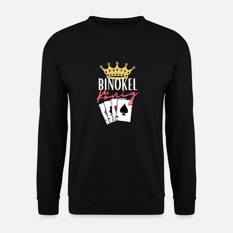 Binokel König - Unisex Pullover - Schwarz