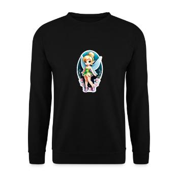 Petite Fée 5 - Sweat-shirt Unisexe - noir - Devant - Alina (178cm) & Michal (187cm)