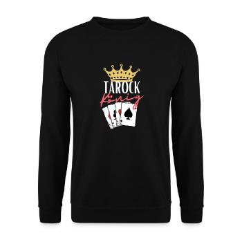 Roi du Tarot - Sweat-shirt Unisexe - noir - Devant - Alina (178cm) & Michal (187cm)