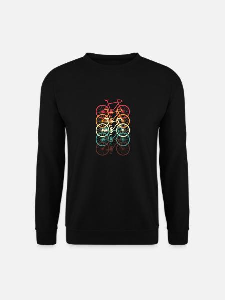 Bicycle Road Bike Vintage Retro - Unisex Sweatshirt - black