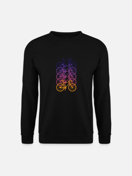 Bicycle Road Bike Vintage Retro - Unisex Sweatshirt - black