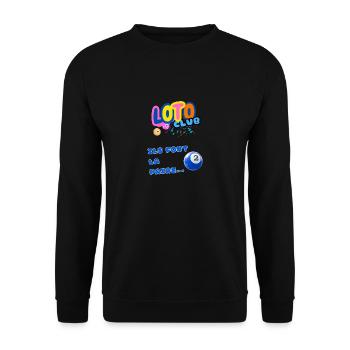 LOTO - BINGO - 2 - ILS FONT LA PAIRE - Sweat-shirt Unisexe - noir - Devant - Alina (178cm) & Michal (187cm)
