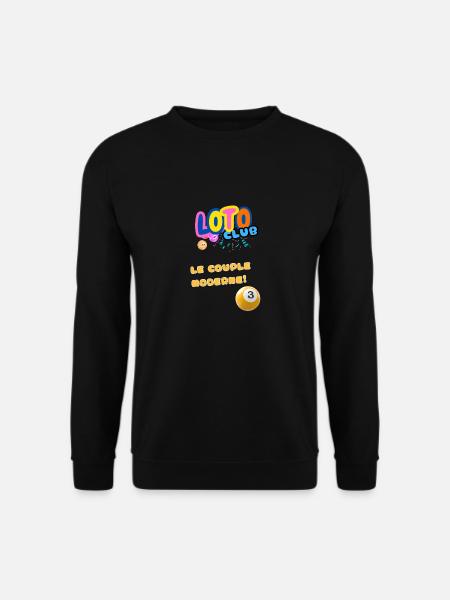 LOTO - BINGO - 3 - LE COUPLE MODERNE - Sweat-shirt Unisexe - noir