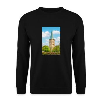Église Sainte-Catherine d’Osnabrück - Sweat-shirt Unisexe - noir - Devant - Alina (178cm) & Michal (187cm)