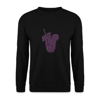 Laby Mojito Neon - Unisex Pullover - Schwarz - Vorne - Alina (178cm) & Michal (187cm)