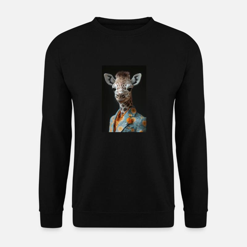 Giraffomax - Unisex Pullover - Schwarz