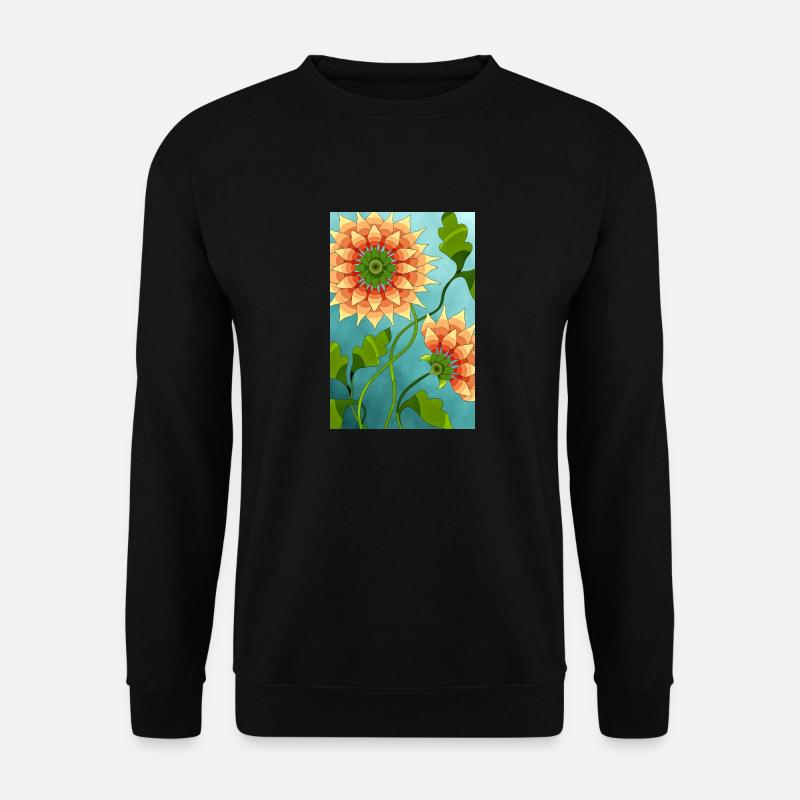 Fleur - Sweat-shirt Unisexe - noir