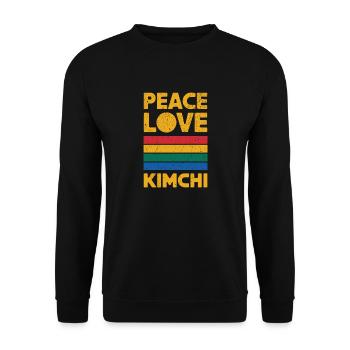 Funny saying for foodies - Unisex Sweatshirt - black - Front - Alina (178cm) & Michal (187cm)