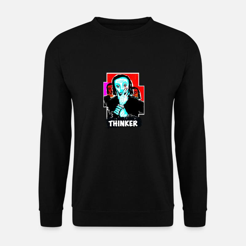 Thinker - Unisex Sweatshirt - black