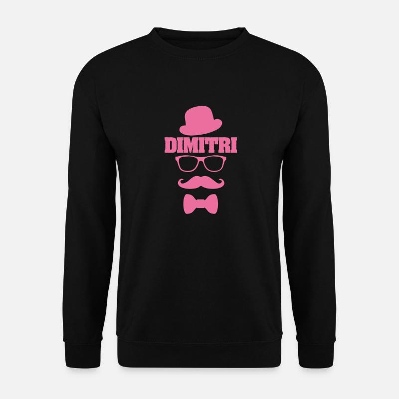 First name Dimitri - Unisex Sweatshirt - black