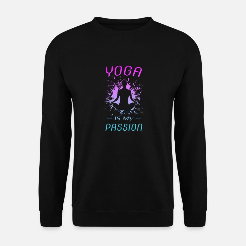 YOGA - Unisex Pullover - Schwarz