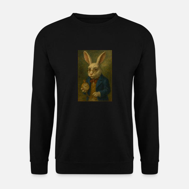 White Rabbit - Unisex Sweatshirt - black