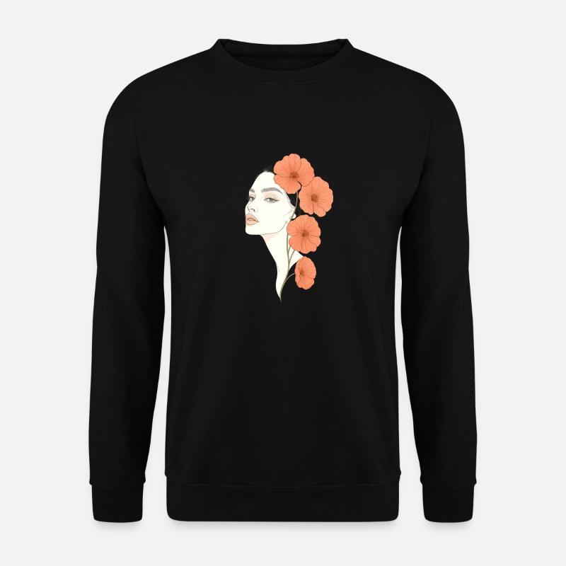 Blooming Beauty - Unisex Pullover - Schwarz
