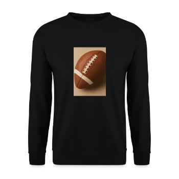 Sports - Rugby, ballon - Sweat-shirt Unisexe - noir - Devant - Alina (178cm) & Michal (187cm)