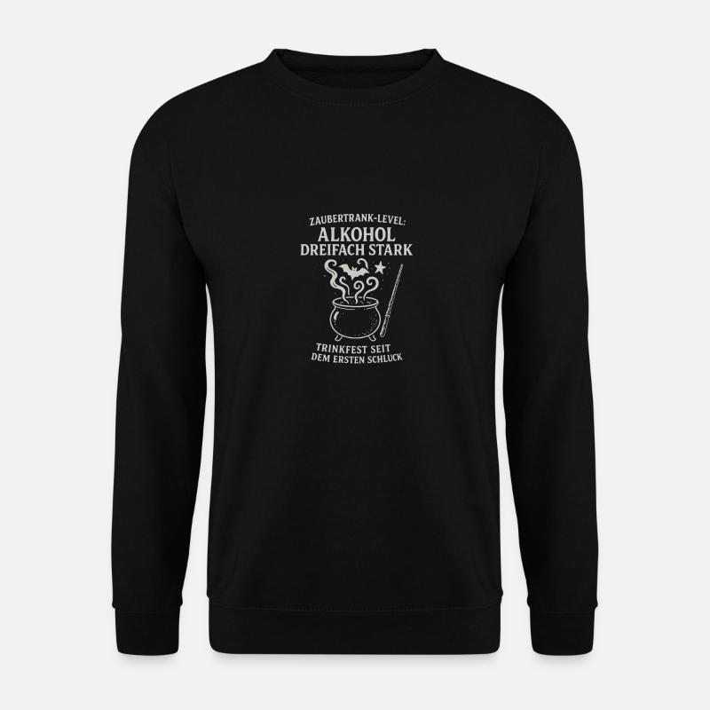 Alkohol - Unisex Pullover - Schwarz