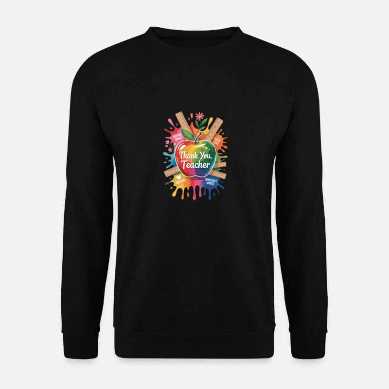 Merci professeur : Sincère appréciation - Sweat-shirt Unisexe - noir