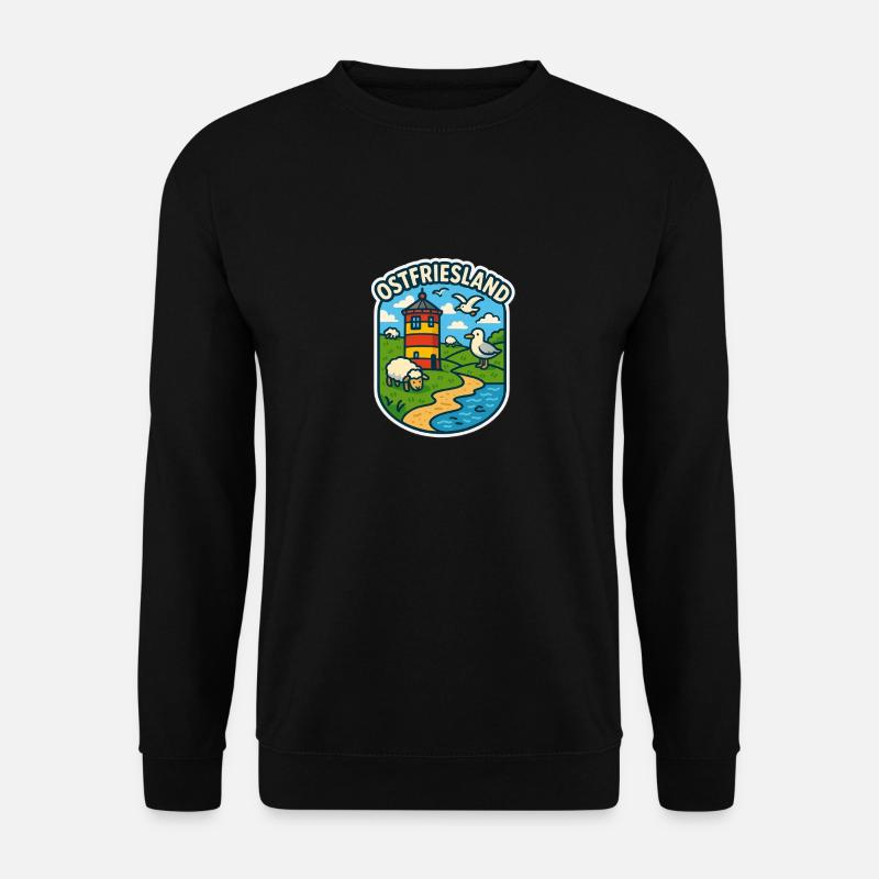 Ostfriesland - Unisex Pullover - Schwarz