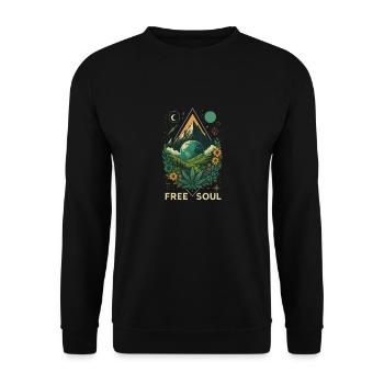 Kreativ 1032 - Unisex Pullover - Schwarz - Vorne - Alina (178cm) & Michal (187cm)