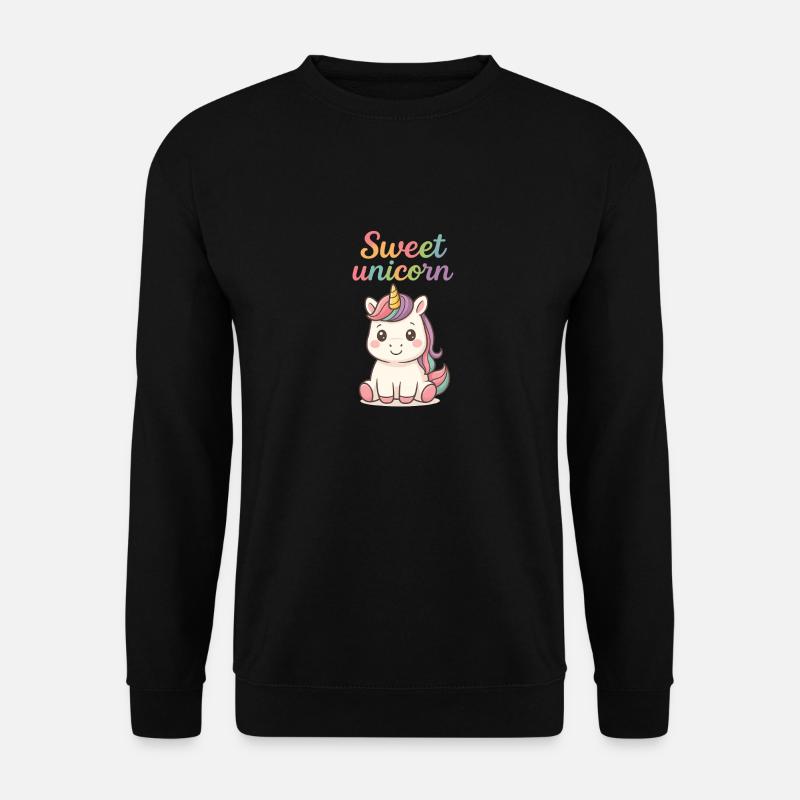 Sweet Unicorn - Unisex Pullover - Schwarz