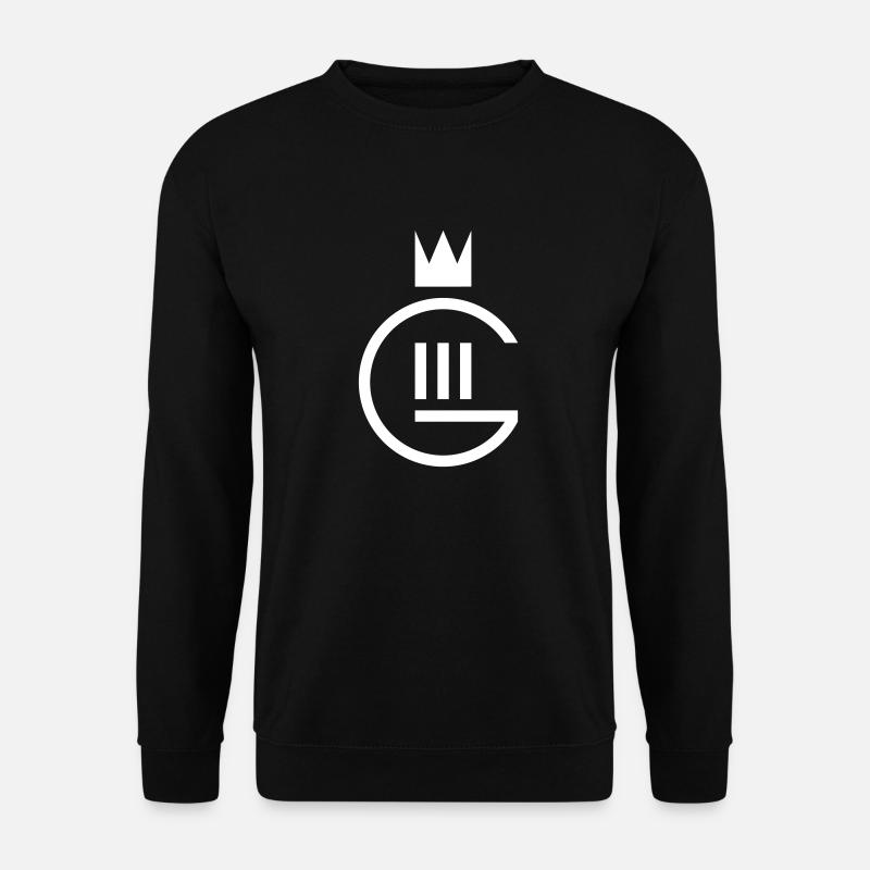 Gustaf III monogram - Unisex Sweatshirt - black