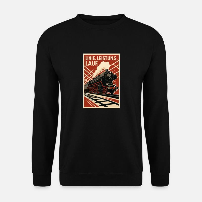 Railway Line Running Performance - Unisex Sweatshirt - black