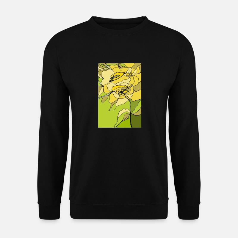 Fleur - Sweat-shirt Unisexe - noir