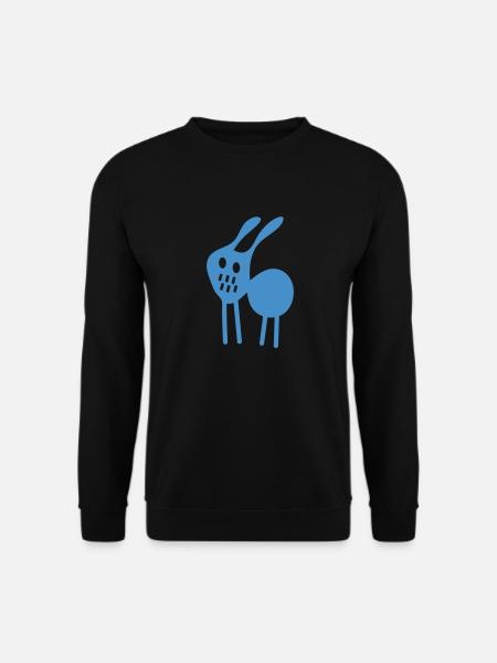 crazy rabbit v2 (© alteerian) - Unisex Pullover - Schwarz