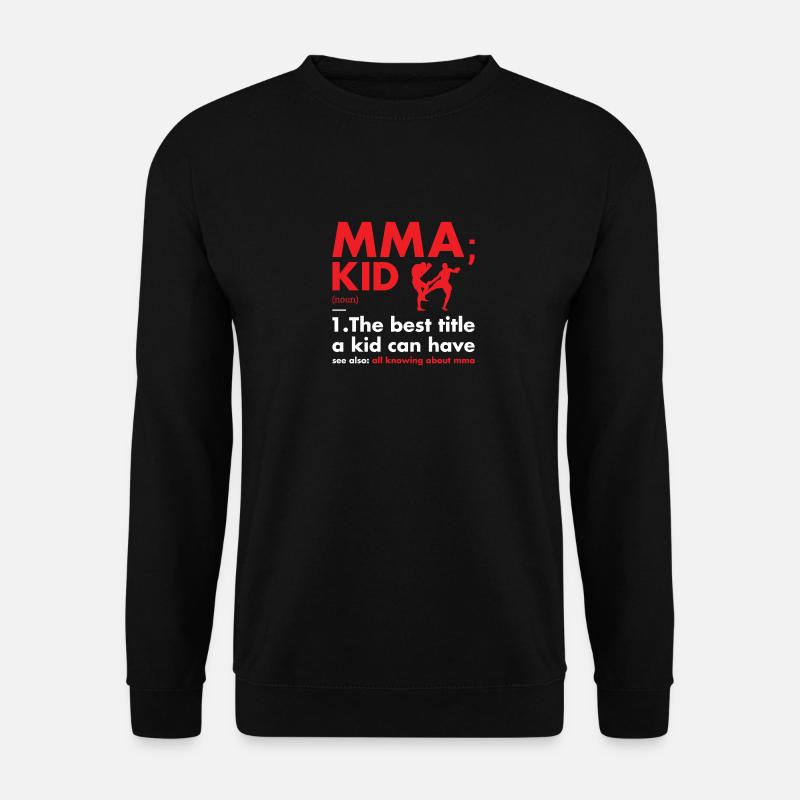 Sport Kid Definition MMA - Unisex Pullover - Schwarz